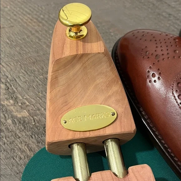 Ace Marks Wingtip Vincent Wingtip Cognac Antique - Size 12 - Picture 16 of 17